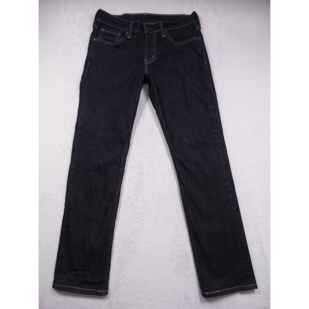 Levis Jeans Mens Size 29 x 30 Blue Denim 511 Slim Fit Dark Wash Low Rise Stretch
